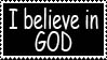 Stamp 15 - I believe in GOD by FullWhiteMoon