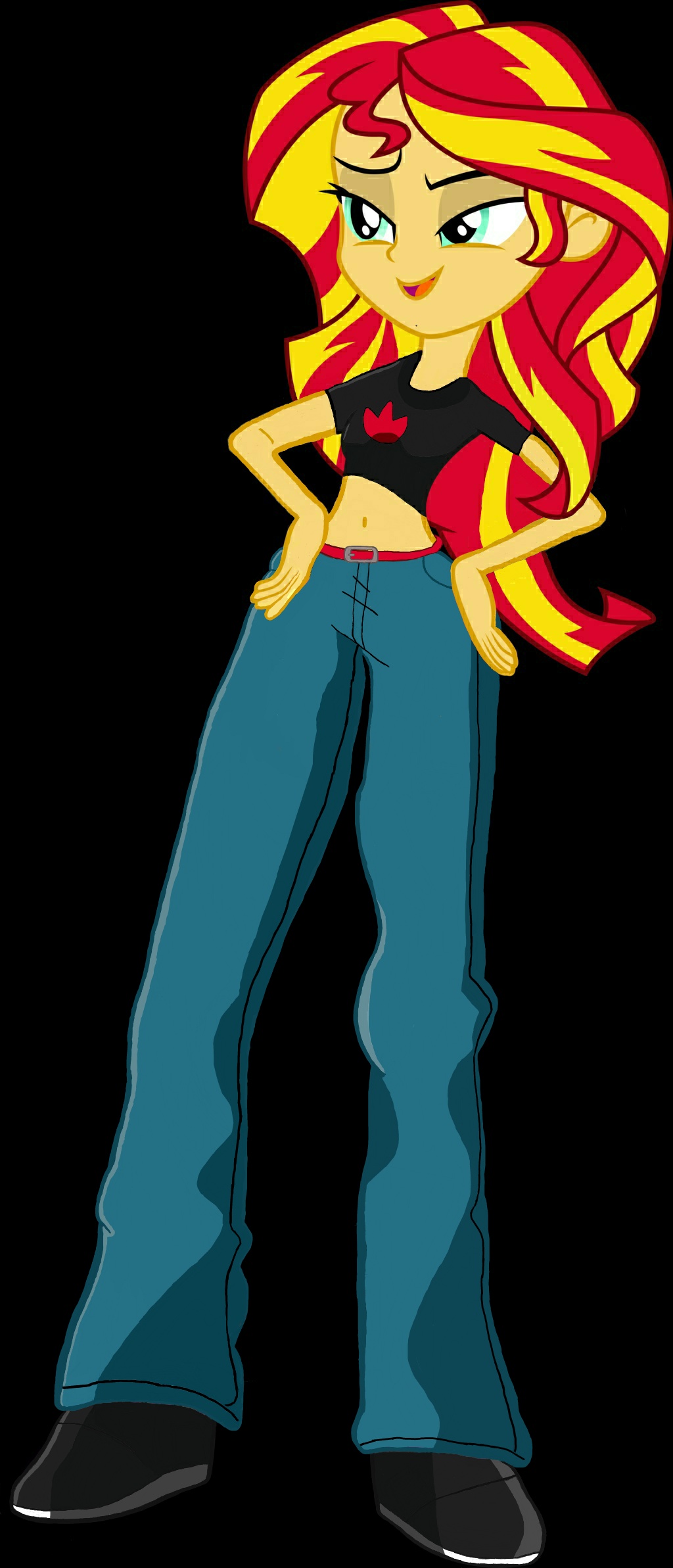 EG Sunset Shimmer as Gym Leader Flannery WiP Prev by 