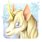 icon commission: unicorn (v2) by DeviBrigard