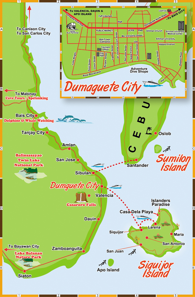 Dumaguete Resort Maps