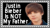 Justin Bieber Is Not My Father Stamp by dA--bogeyman