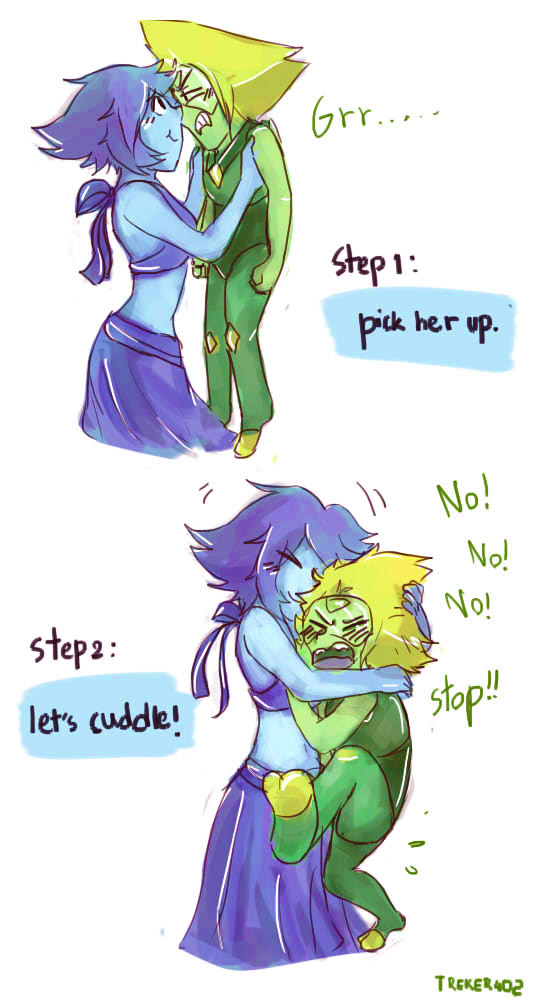 How to cuddle peridot. by Treker402 on DeviantArt Also 