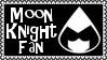 Marvel Comics Moon Knight Fan Stamp by dA--bogeyman