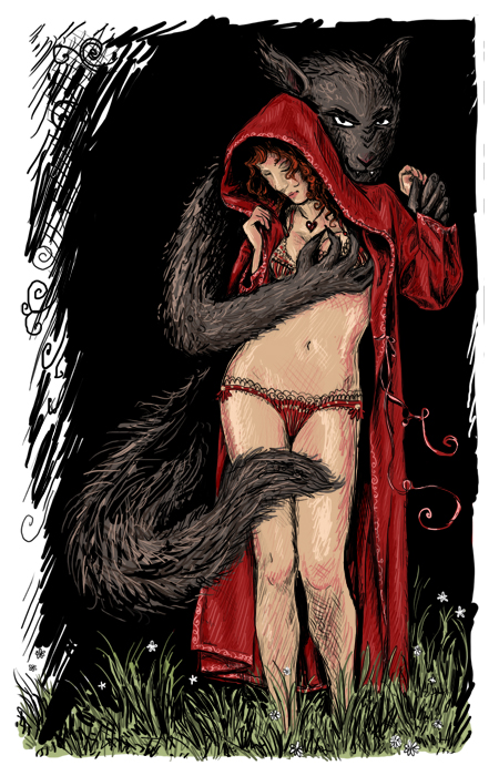 Red hood wolf erotic