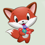 Fox - Flowers by cutecolorful