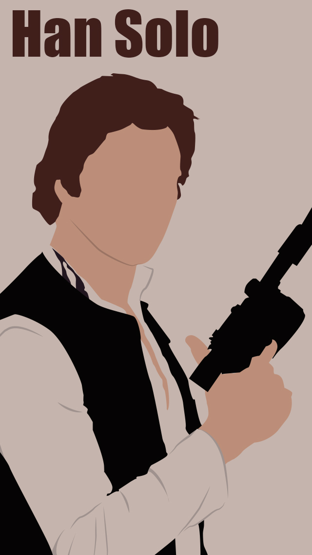 Han Solo Background for iPhone 5/Smartphone by CesarIkari 
