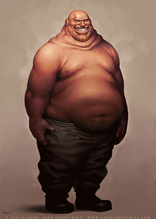 Fat Man Art 90