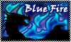 stamp DRAGON ELEMENT blue fire by StephDragonness