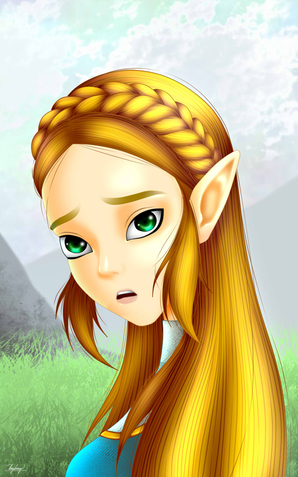 Zelda BOTW by Kuroonehalf on DeviantArt