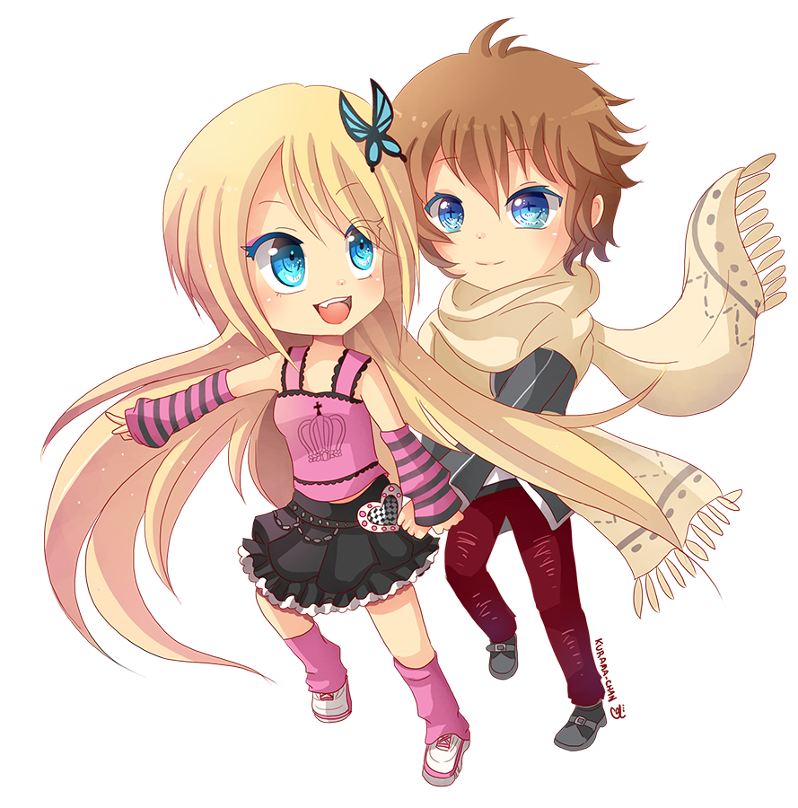 -- Chibi couple Commission for Darkehlicious 01 -- by ...