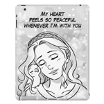 Peaceful heart iPad case