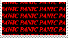 panic panic panic stamp by witchb0y
