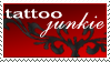 Tattoo-junkie Stamp by RockGirl1582