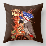 Bird USA Independence day 4th July pillow