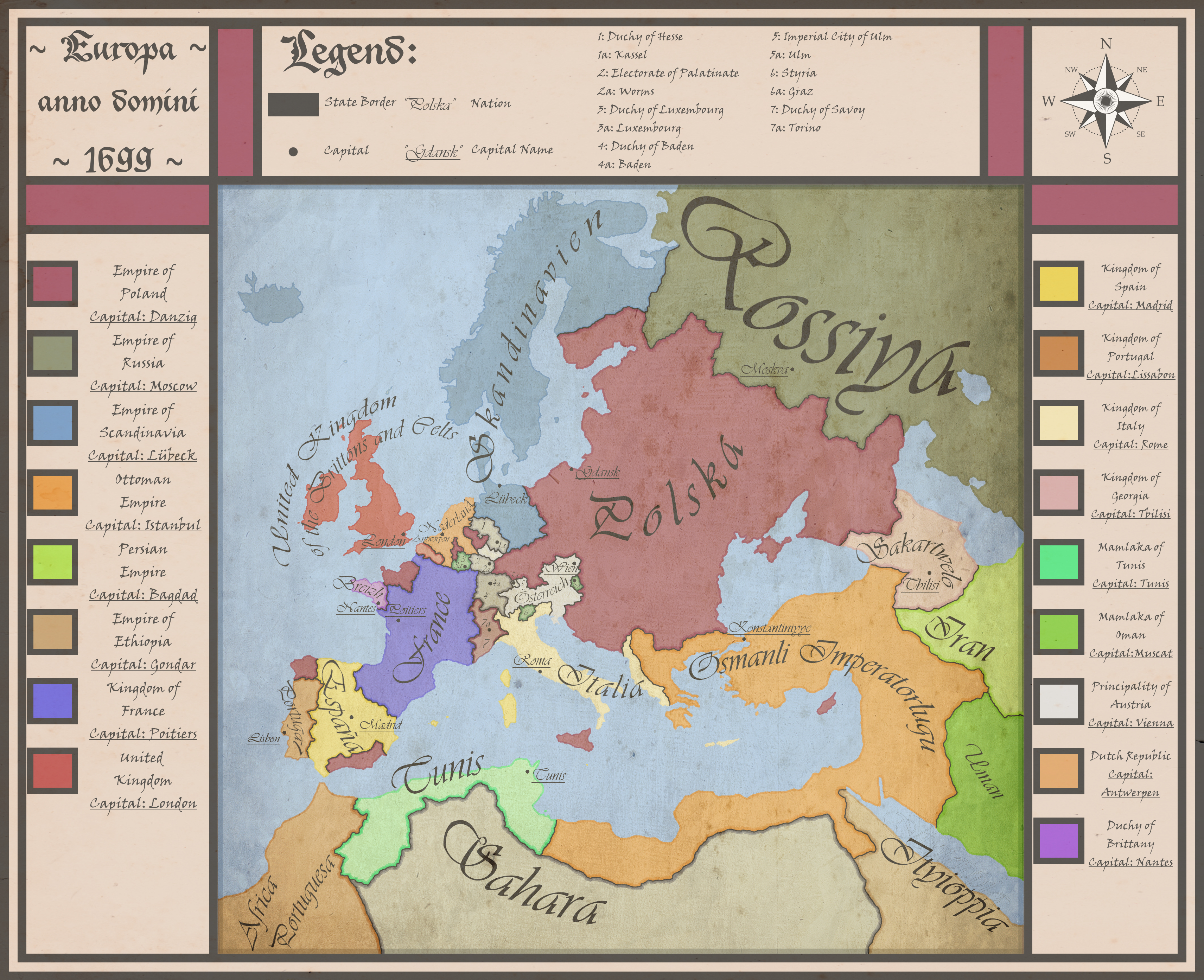 ALT Europe: Polish Empire of Jagiellon by Lyniv