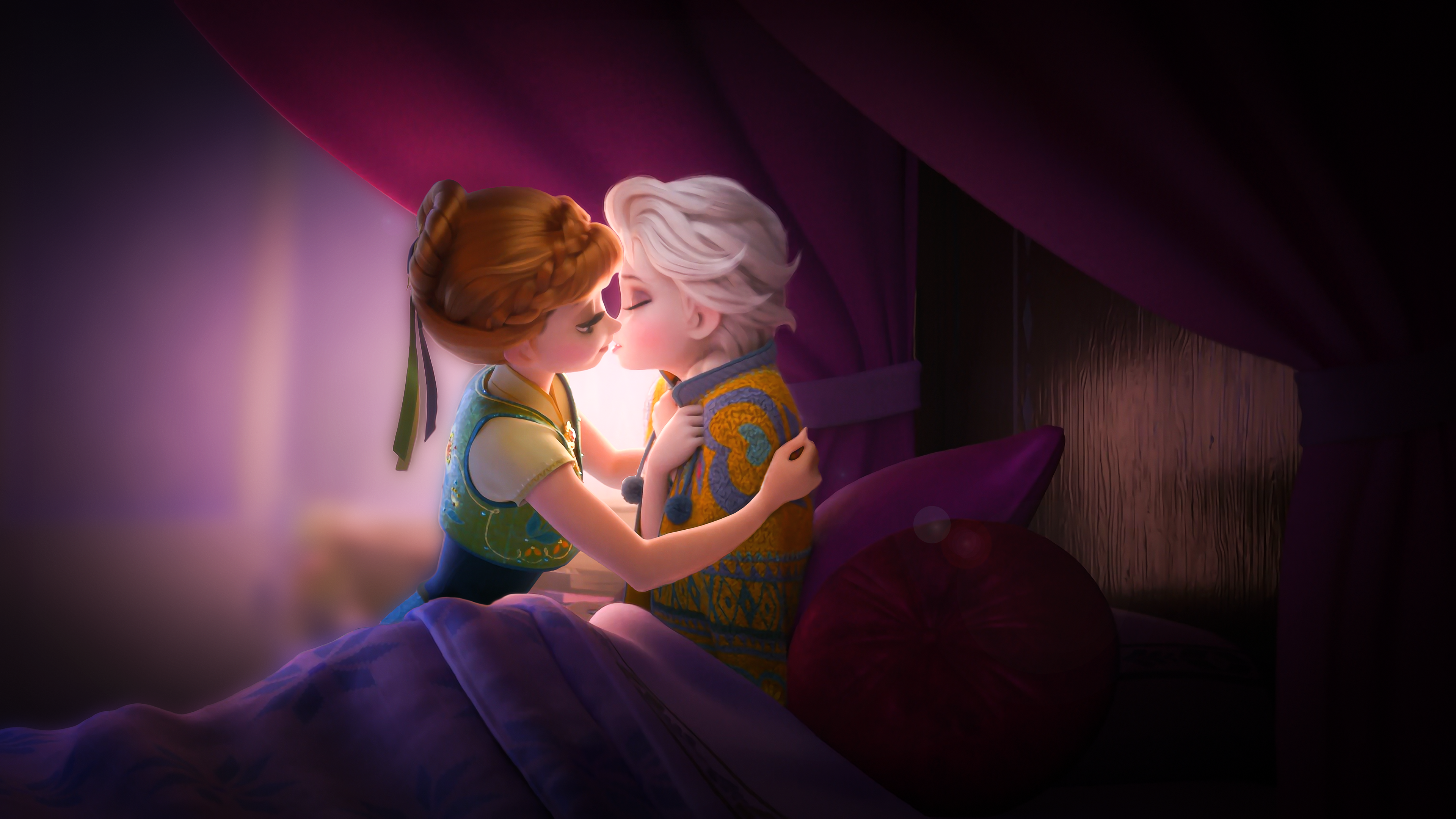 Anna And Elsa Kissing Naked