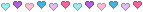 Heart Border [Blue/Purple/Pink] by RevPixy