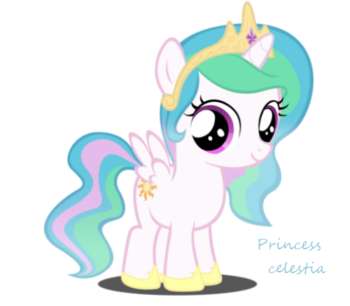 coloring pages princess celestia baby - photo #35