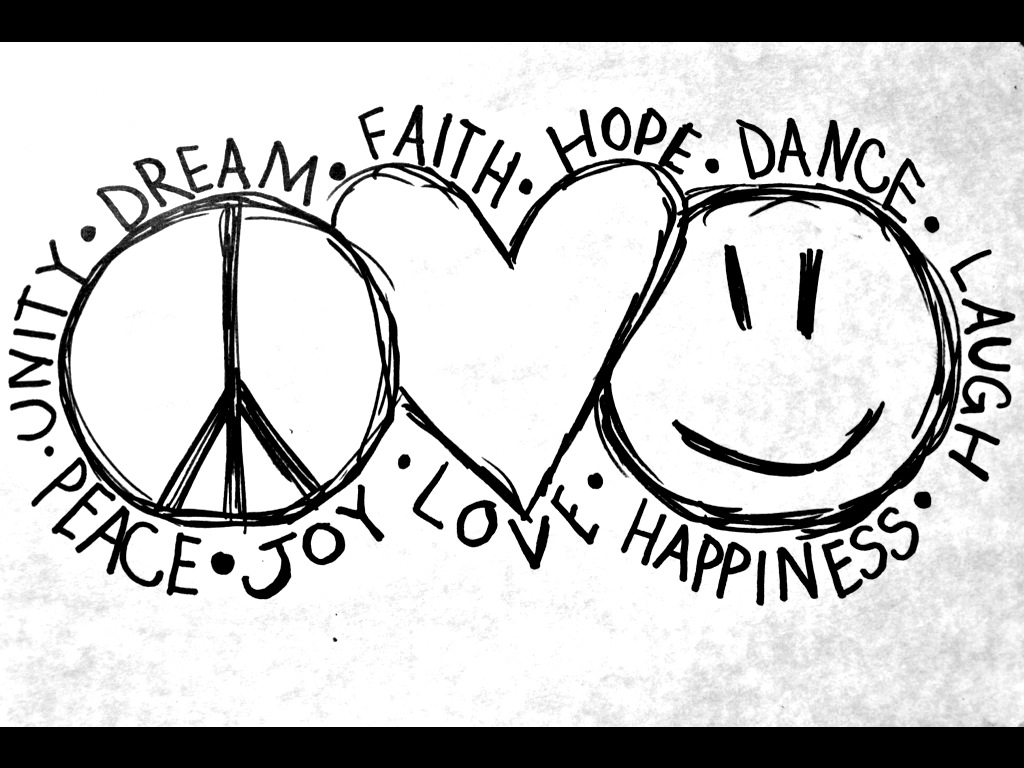 Peace Love And Happiness  By Rebelrevolution