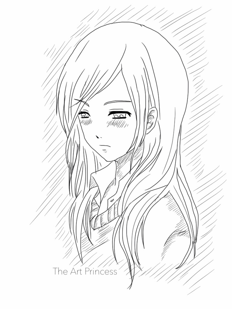 Download Sad manga girl by TheArtPrincesSs on DeviantArt