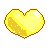 Heart yellow big