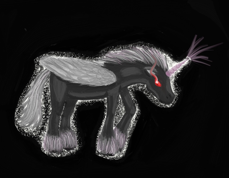 Request: Evil Unicorn by Genis-Dragon on DeviantArt