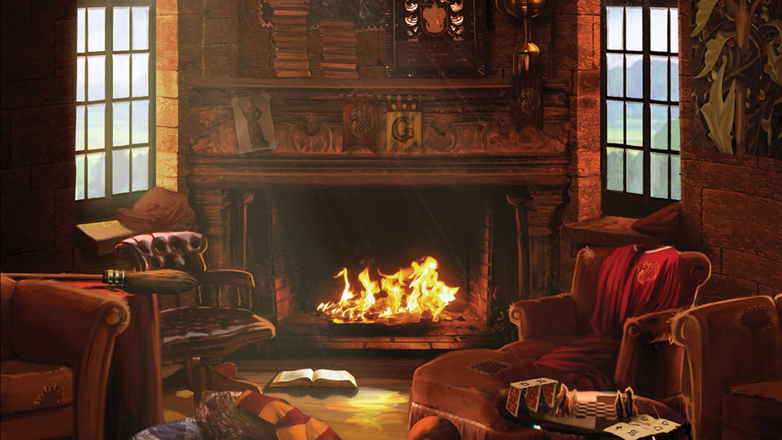 Image result for gryffindor common room wallpaper pottermore