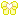yellow heart bow