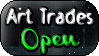 B/W Ani : Art Trades (AT) OPEN - Button by Drache-Lehre