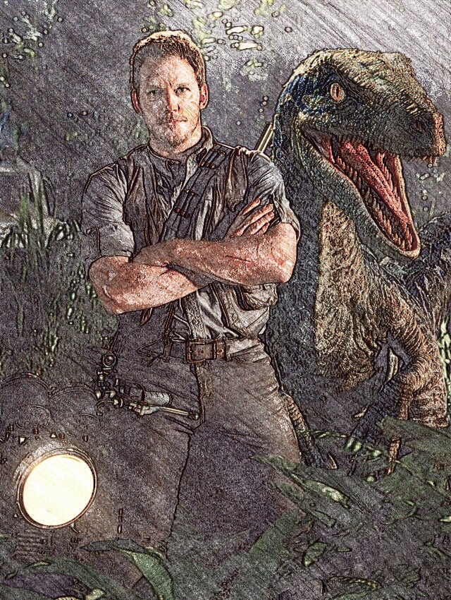 Jurassic World: Owen Grady and Blue by Speedstinger15 on DeviantArt