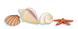 Seashell pixels by MissAbbeline