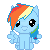 Chibi Rainbow Dash Icon