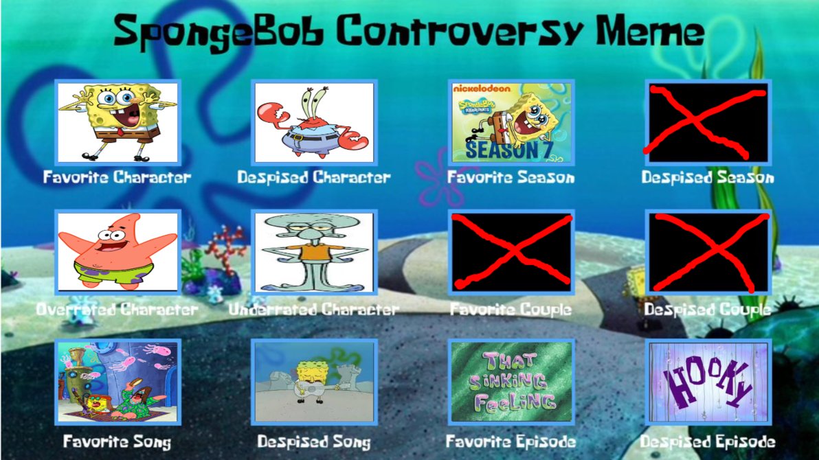 Spongebob Controversy Meme By Anarchrist17 On DeviantArt