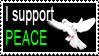 Stamp 08 - I support peace by FullWhiteMoon