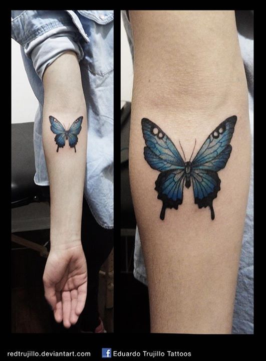 butterfly tattoo by redtrujillo on DeviantArt