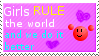 Girls rule the world Stamp by Crystalstar1001