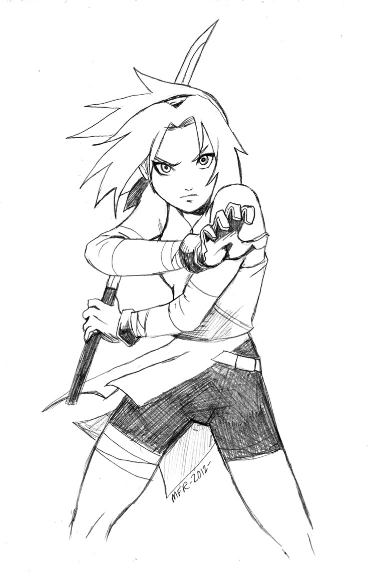 Quick Sketch - Sakura Haruno 2 by the-pooper on DeviantArt