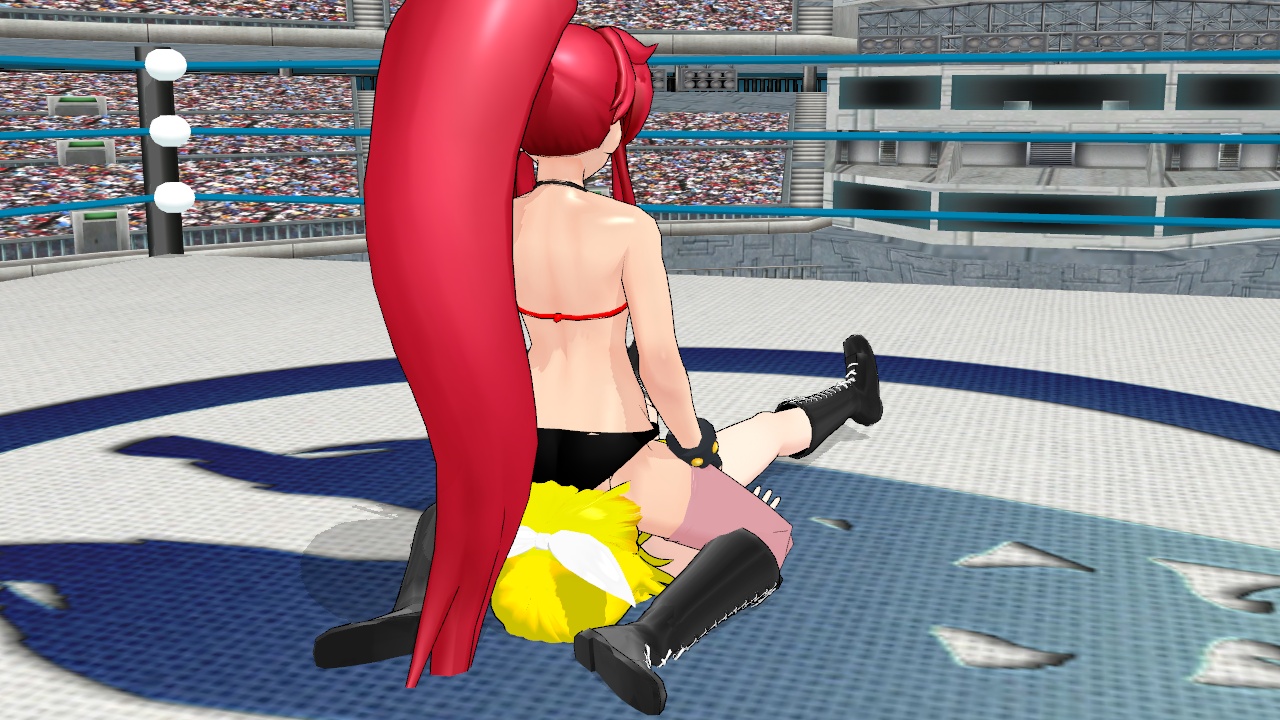 manga wrestling hold