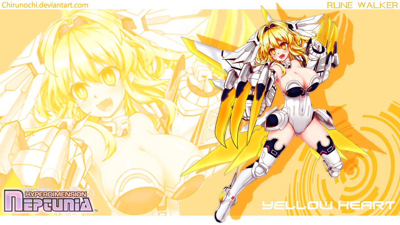 [Anime/Game do Mês] - Hyperdimension Neptunia 2/4 Hyperdimension_neptunia___peashy__yellow_heart__by_chirunochi-d6r9m4d