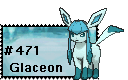 Pokemon X/Y Stamp: Glaceon by FableDreams