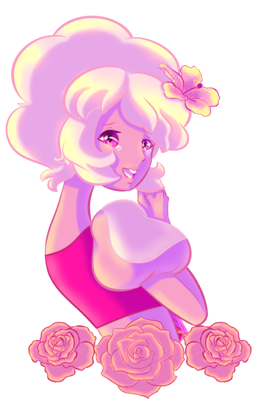 A Pink Diamond fanart <33 (*SCREAM* I JUST /LOVE/ HOW IT GOT OUT,OK I'M DYING OVER HERE WITH THE FINAL OUTCOME <33) Maybe one of these days I'll update it with a *very* simple background,plus...
