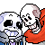 Sans and Papyrus Icon