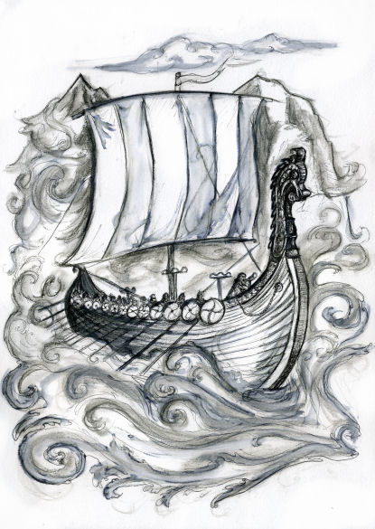 Viking Ship by Willowsmummy on DeviantArt