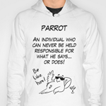 parrot definition hoodie