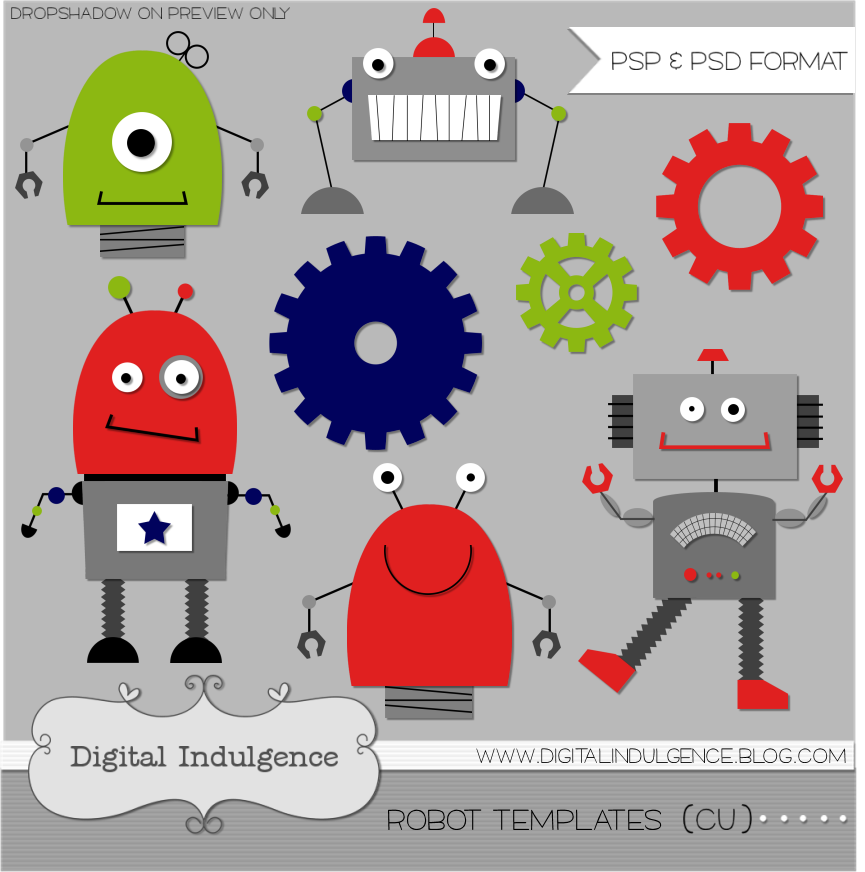 Robot Templates by digitalindulgence on DeviantArt