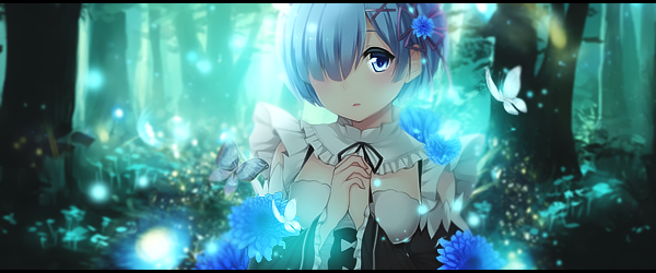 [gfx] Rem in the forest by Decidiuouss on DeviantArt