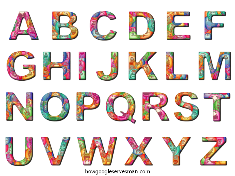 Letters Of The Alphabet Copy Paste