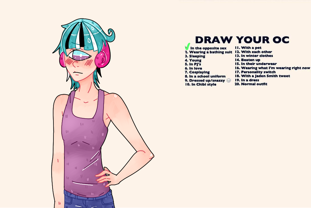 Draw your Oc Challenge {No.1} by TheJanie on DeviantArt