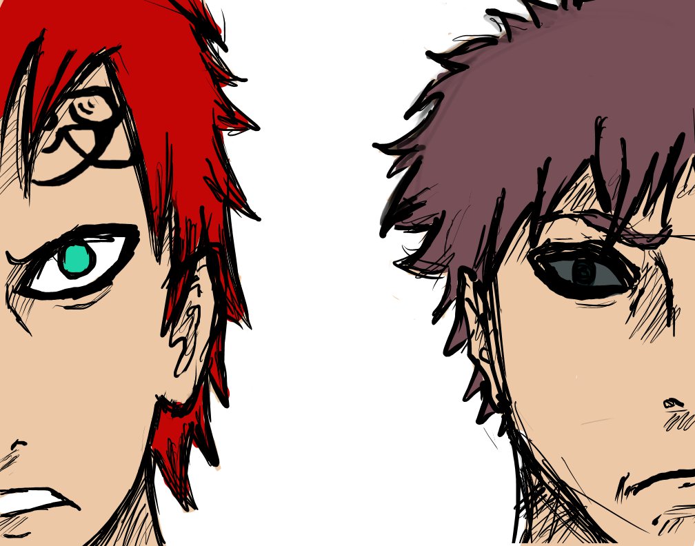 Gaara and his father by KHSoraCentral1997 on DeviantArt
