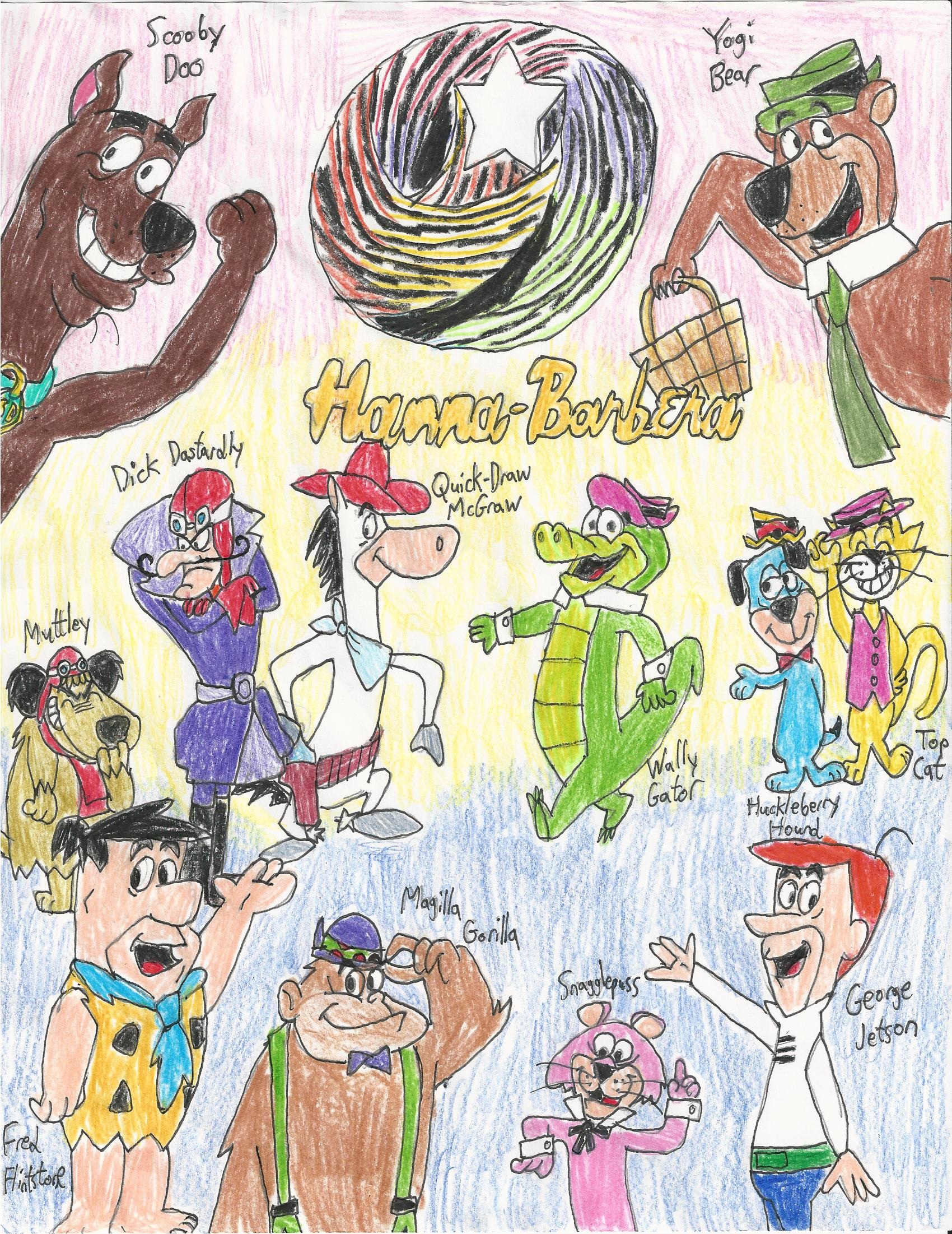 Hanna-Barbera Tribute Picture by PuffyTopianMan on DeviantArt